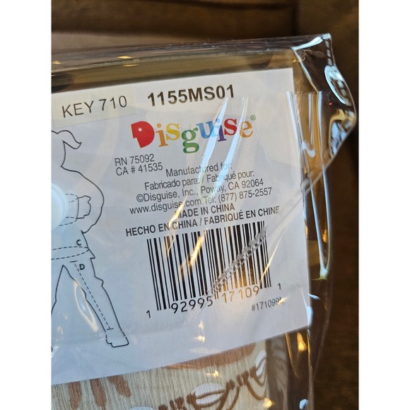 Disney Moana 2 Child Costume Dress Disguise Size S P 4-6X Halloween Princess NEW - Picture 9 of 9